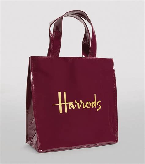 harrods small signature shopper bag.